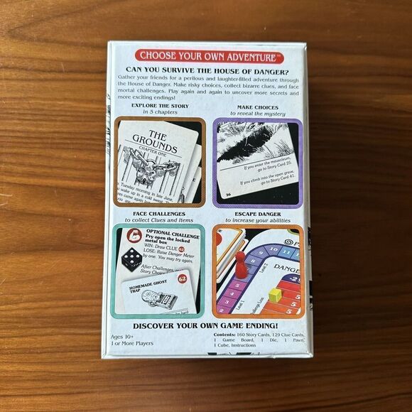 House of Danger game Choose Your Own Adventure sealed - Picture 2 of 3